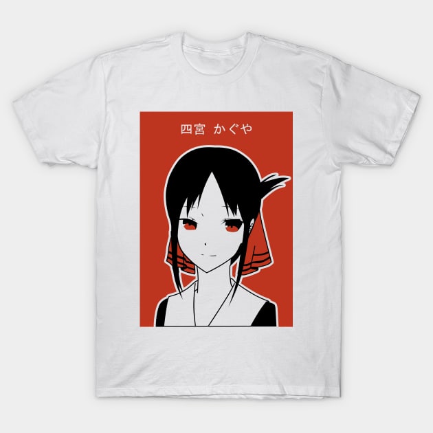 Shinomiya Kaguya (White) T-Shirt by nefuku